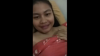 Indonesian nextdoor Liana playing alone