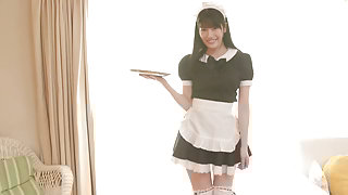 Pretty Japanese Maid Karen Kaede Fucks Old Guy Part 1