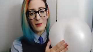 Explain to make pussy with plastic gloves