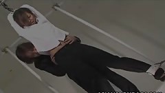 Cute oriental babe in electro play bondage scene