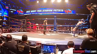 Muay Thai fights and wild sex after for this horny amateur couple