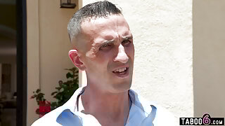 Teen stepdaughter Mackenzie Mace is an exhibitionist and just turned 18