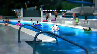 Two Horny Girl Fucked In A Swimming Pool