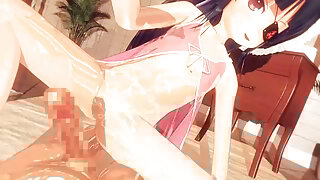 Beautiful Handjob By One Eye Patched Girl