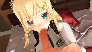 Blondie Plays With Dick Like A Toy